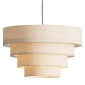 Fia - Tiered Linen Lampshade