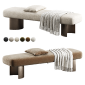 CB2 Argyle Bench