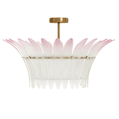 Treviso Semi-Flush, Pink