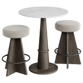 Counter Drew Table and Eguzki Stool