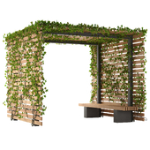 Pergola with Ivy v12