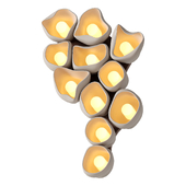 Vessels Scarlet Cluster Wall Light