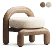 Lithic Lounge Chair by Maha Alavi
