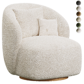 Sienna Fabric Swivel Armchair