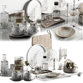 kitchen accessories model set 02