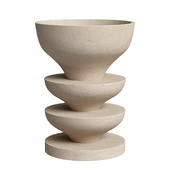 Ondulation Stone Vase by Pimar