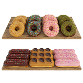Donuts and eclairs