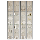 Showcase with Dishes 2