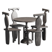 Ethnic table and chairs
