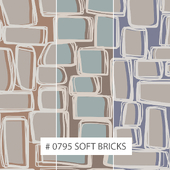 Creativille | Wallpapers | 0795 Soft Bricks