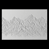 Bas-relief Mountains