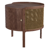Mid-Century Modern Rattan Craft Coffee Table