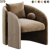 Livius Armchair  Cream Shearling
