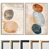 Plaster Two Photo Frame B-699