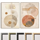 Plaster Two Photo Frame B-700