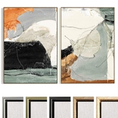 Plaster Two Photo Frame B-701