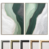 Plaster Two Photo Frame B-704