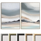 Plaster Two Photo Frame B-706