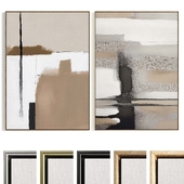 Plaster Two Photo Frame B-707