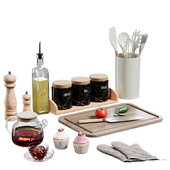kitchen set of things