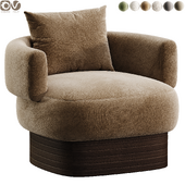 MALLOW ARMCHAIR CREAM SHEARLING
