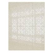 Ceramic tile Kerama Marazzi Makhama (Decor Makhama beige light glossy cut 30x60x0.9)