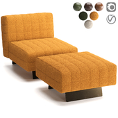 Minotti Twiggy Armchair and Bench