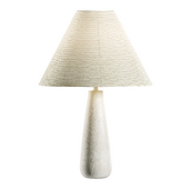 Polar White Cement Table Lamp