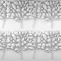 trees panel - Decorative plaster - 3D model