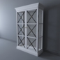 Showcase Montigny Vitrine M533 - Wardrobe & Display cabinets - 3D model - photo 2