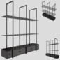 Hanging metal cabinet - Rack - 3D model - photo 4