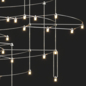 Specter Chill Quasar Chandelier - Pendant light - 3D model