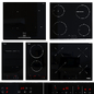 Set of induction and electric hobs - Kitchen appliance - 3D model