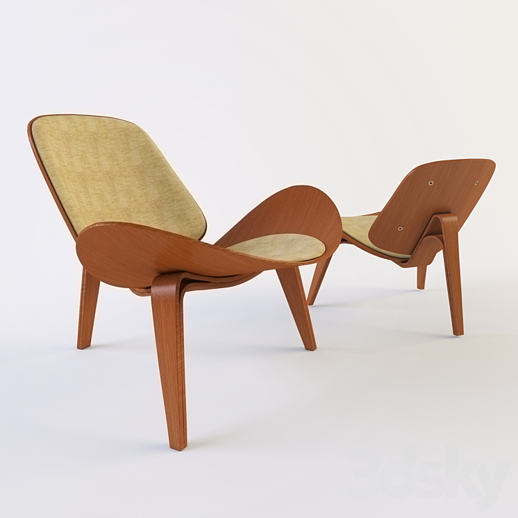 Shell Chair Mod Shell Chair - Chair - 3D model