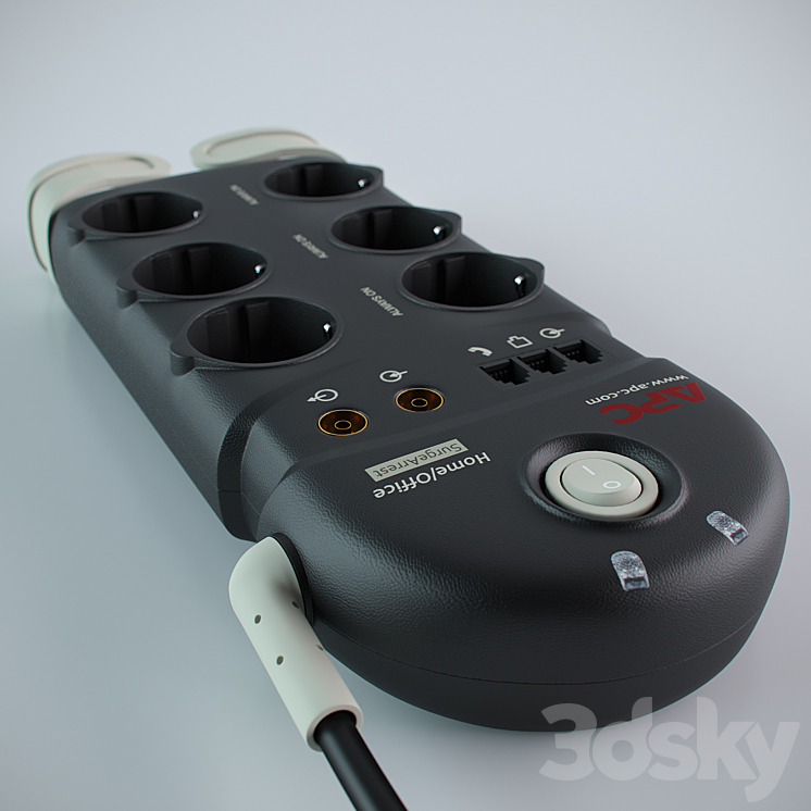 Surge protector APC Surge Arrest PH6VT3 - Miscellaneous - 3D model