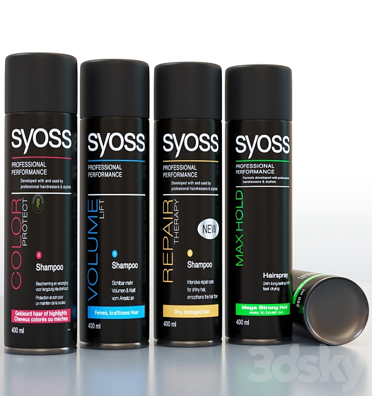 Syoss Color Spray Syoss-Spray-Tube - Bathroom accessories - 3D model