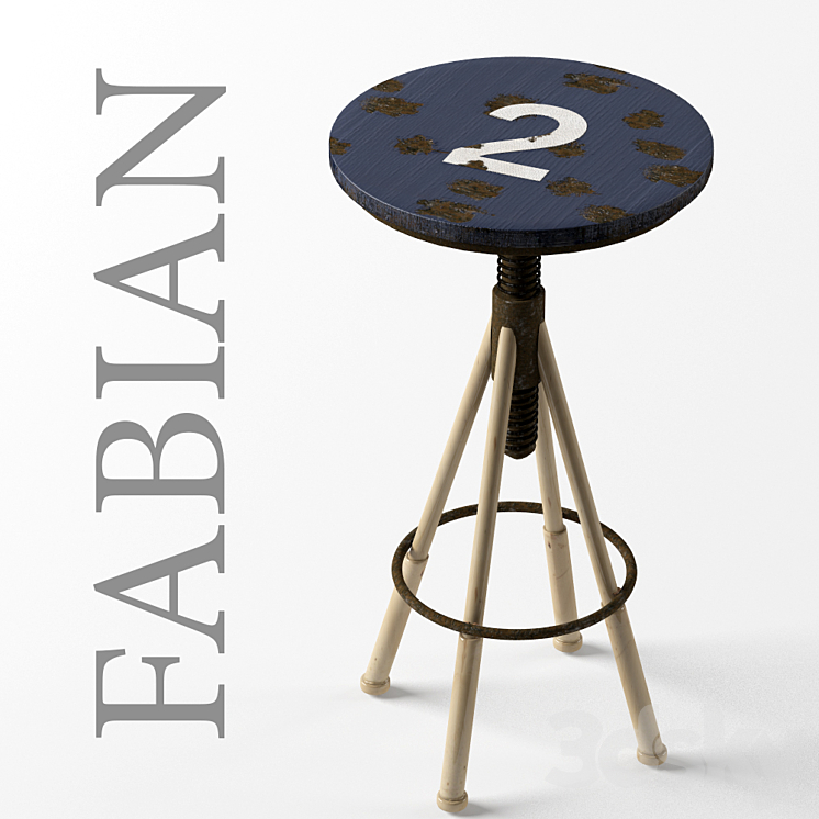 STOOL FABIAN - Chair - 3D model