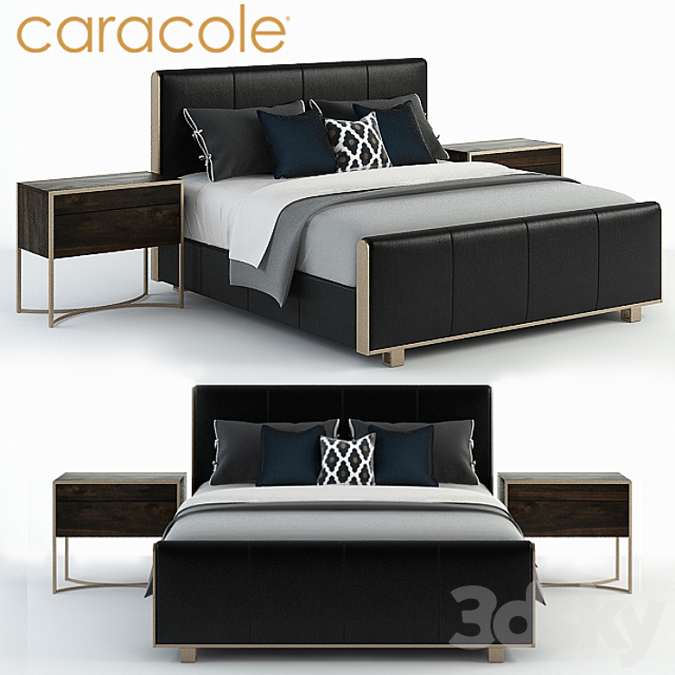 CARACOLE Comfort Zone Bed 3D model