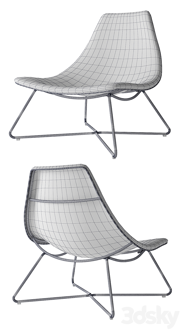 Ikea Radviken - Arm chair - 3D model
