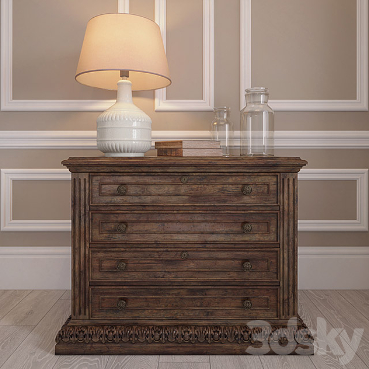 Hooker Rhapsody Lateral File - Sideboard & Chest of drawer - 3D model