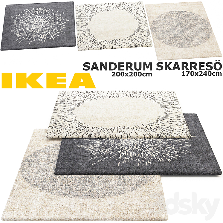 IKEA SANDERUM, SKARRESO (SANDERUM, SKARRESЁ) RUGS SET - Carpets