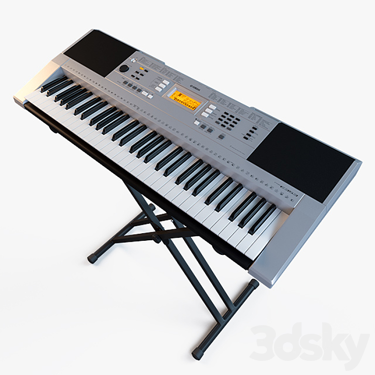 Synthesizer Yamaha PSR-E353 - Musical instrument - 3D model Synthesizer Yamaha PSR-E353 - Musical instrument - 3D model
