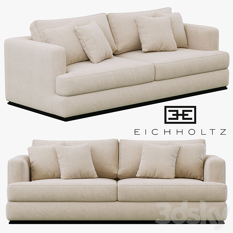 Eichholtz Sofa Hallandale - Sofa - 3D model