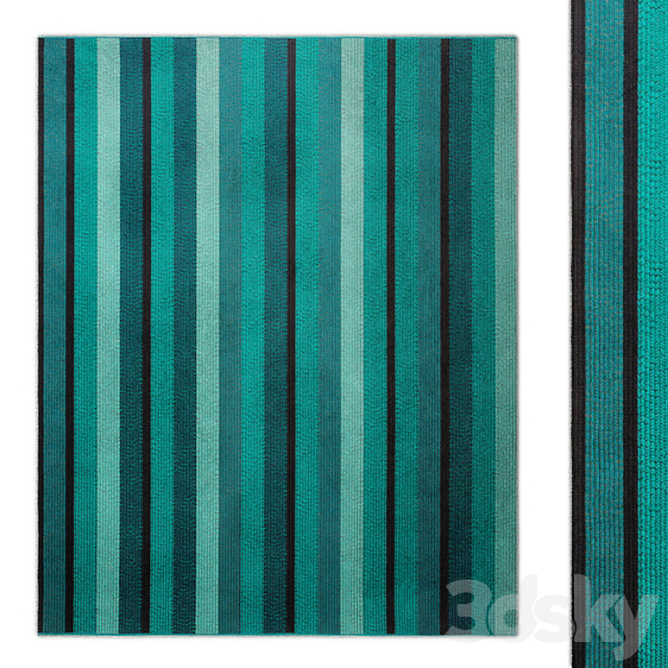 Ray Rug Ray Rug - Carpets - 3D model