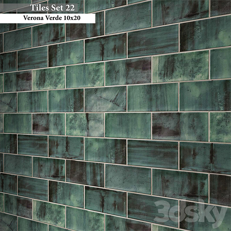Tiles set 22 - Tile - 3D model