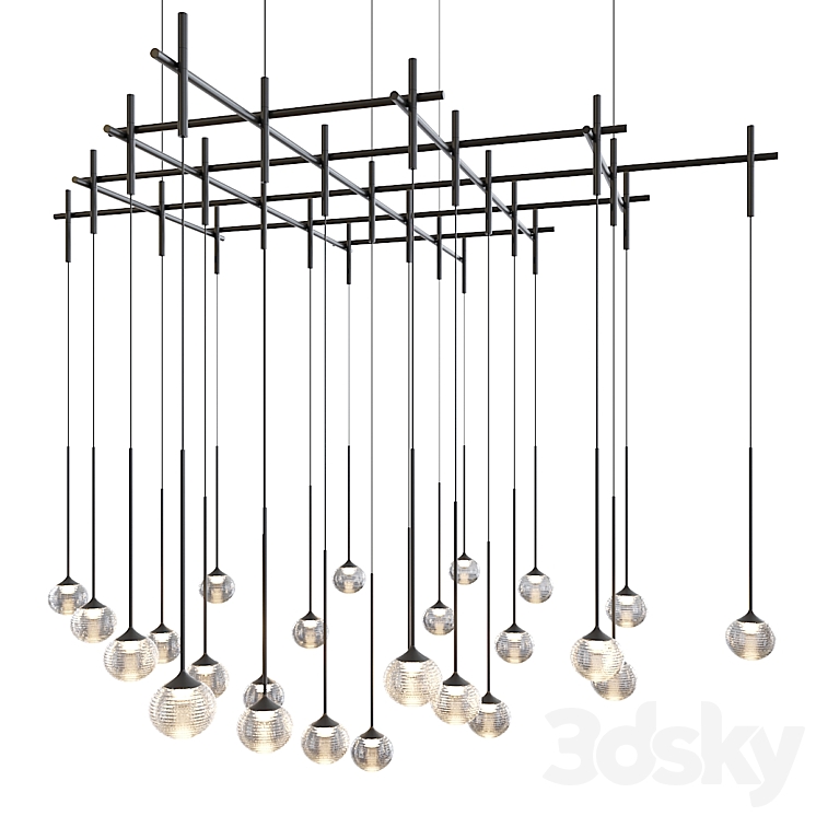 Vibia Algorithm 0865 - Pendant light - 3D model
