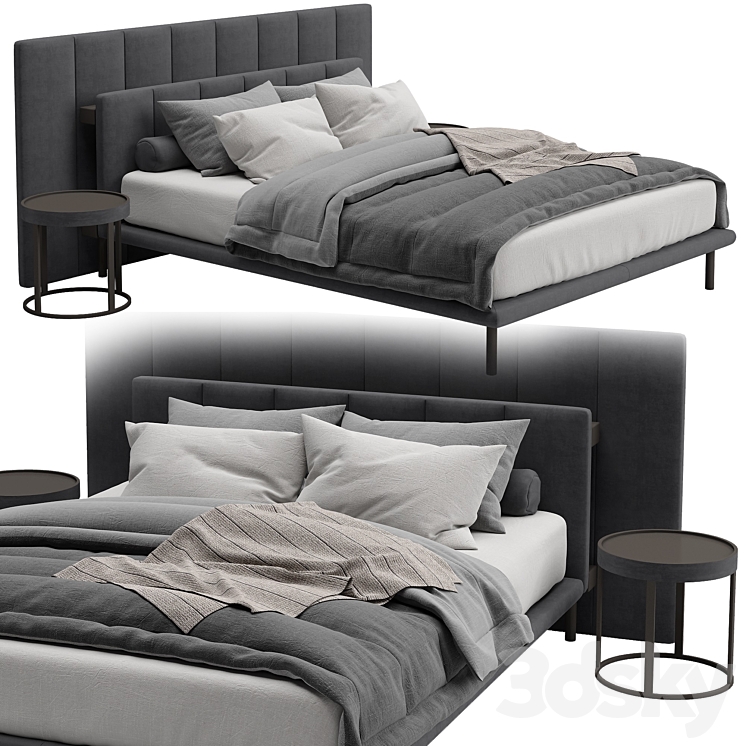 Bed GRANGALA / Zanotta - Bed - 3D model