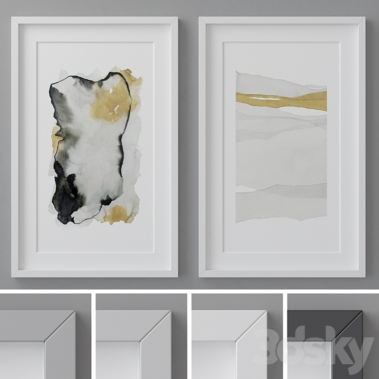 Photo Frames Set 254 - Frame - 3D model