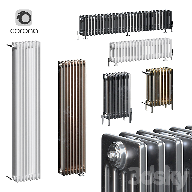 Zehnder Charleston radiators 5C - Radiator - 3D model