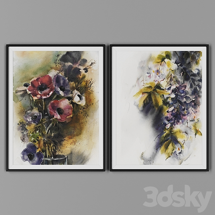 Picture frame set 00049-3 - Frame - 3D model